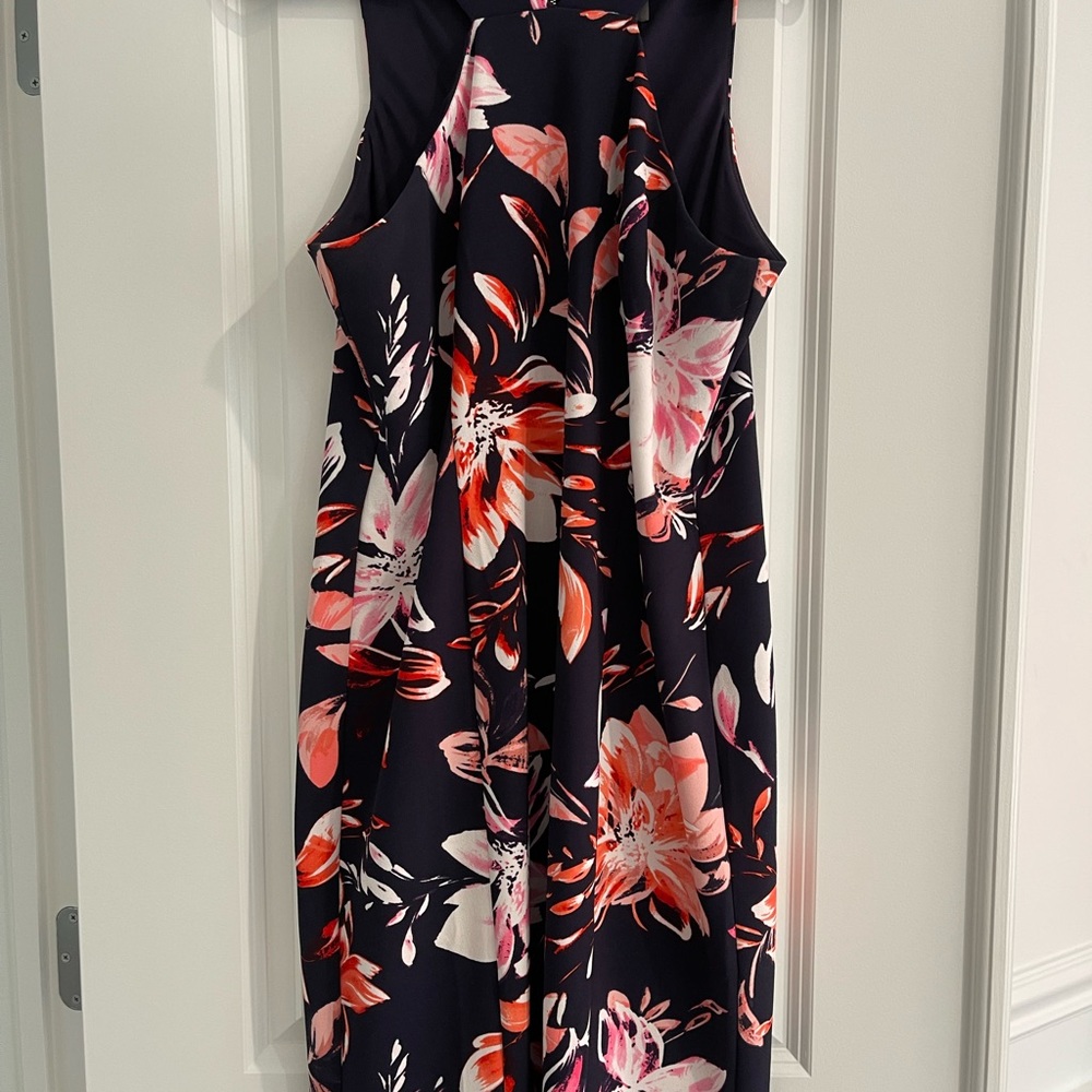 Gorgeous floral halter cocktail dress